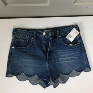 Scalloped H&M Shorts